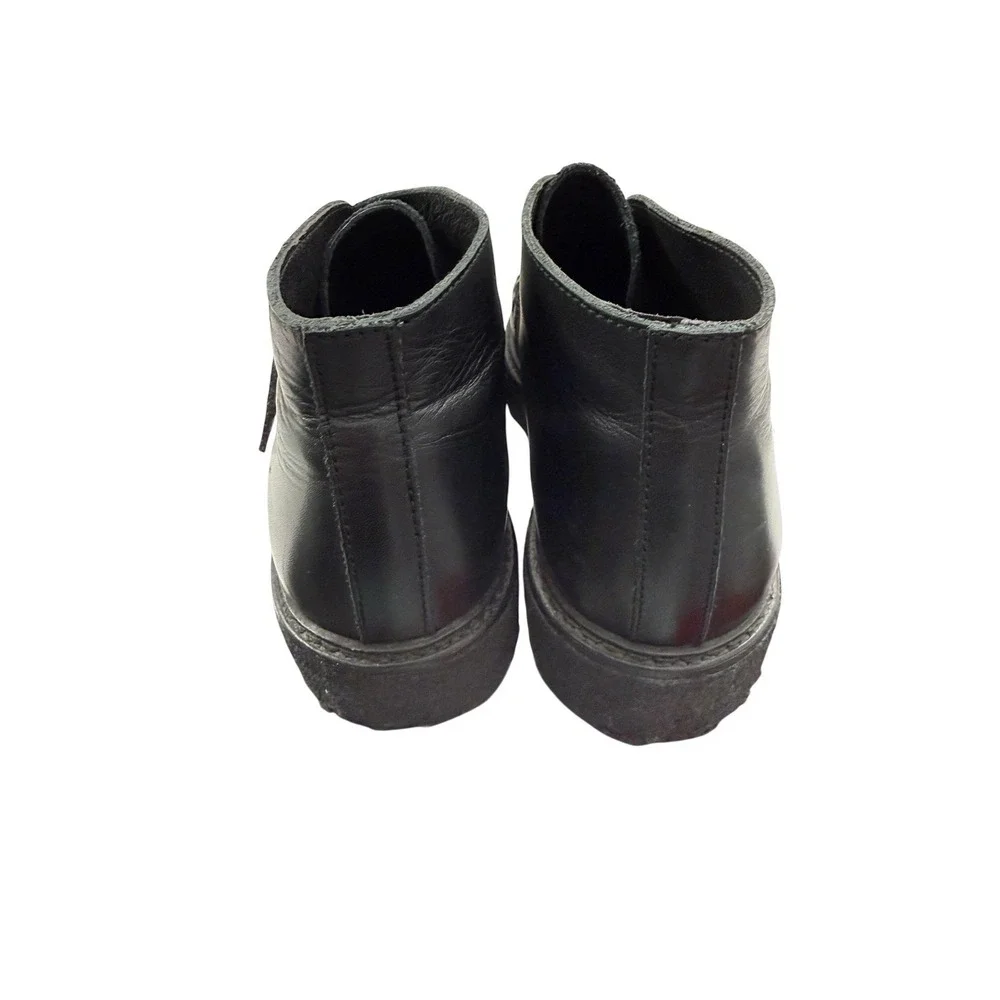 All Saints Caleb leather & suede monk strap ankle boots Crepe Sole Mens 39 6.5-7